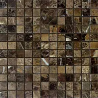 Мозаика Emperador Dark POL 15x15 полир, 30,5x30,5