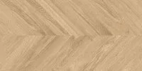 Керамогранит Wood Latina Miele Chevron бежевый карвинг мат 60x120 8,2 мм