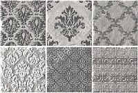 Декор Biarritz Inserto Aloha Cendre S/6, 20x20