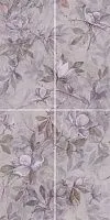 Панно Магнолия 3 матовый из 4 частей мат, 60x120 9 мм, арт. VT/C413/4x/11037R