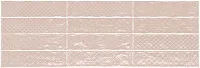 Плитка MUSIC ROSA DECOR (12 видов рельефов, 12 видов рисунка) глянц, 7,5x30, арт. 78800488