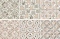 Декор Beton-Terrazzo Пэчворк лап, 60x60 9 мм, арт. K949796LPR01VTE0