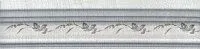 Бордюр Багет Кантри Шик серый декорированный, 20x5 19 мм, арт. BLB029