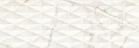 Плитка Allmarble Wall Golden White Struttura Pav Satin 3D мат, 40x120 8 мм, арт. M6TK