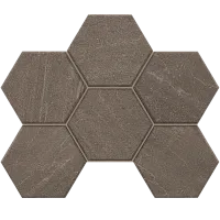 Мозаика Anthracite Mosaic GB03 Hexagon мат 25x28,5 арт. 39872