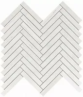 Мозаика Marvel Bianco Dolomite Herringbone Wall, 30x30,5 0-0 мм, арт. 9SHD