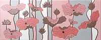 Декор Городские цветы глянц, 20x50, арт. 7071/B31