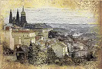 Декор Прага мат, 24,9x36,4, арт. ВС7ПГ004