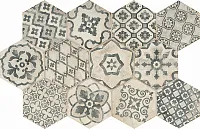 Декор Eden Esagona Decoro Romance Cotone мат, 18,2x21 9 мм