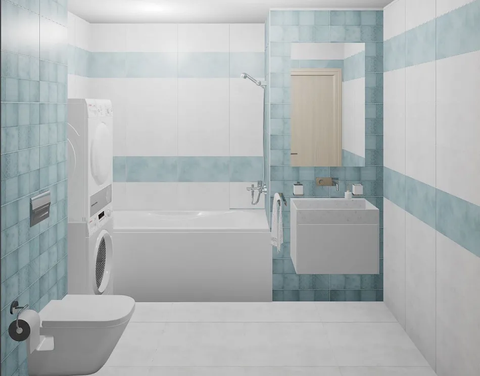 Готовый интерьер к коллекции Alma ceramica Richard (~40 000 ₽)