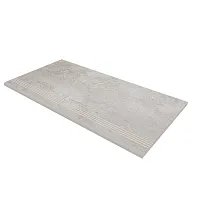 Ступень Grey Steptrade TF01 с насечками мат 30x60 арт. 30084