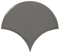 Плитка Scale Wall Fan Dark Grey глянц, 10,6x12 9 мм