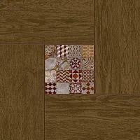 Керамогранит Bellariva коричневый мат, 42x42 9 мм, арт. C-BL4R112D