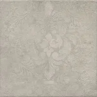 Керамогранит Хадду серый светлый декорированный мат 40,2x40,2 8 мм арт. KM4040G0061N