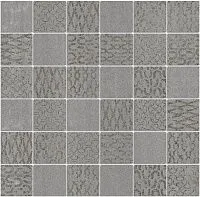 Декор Про Дабл серый темный мозаичный, 30x30 11 мм, арт. DD2010/MM