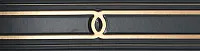Бордюр Marvel Gold Black глянц, 7,8x30,5 0-0 мм, арт. LVGB
