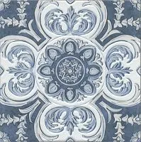 Декор Алмаш центр cиний мат, 30x30 8 мм, арт. HGD/A510/SG9174