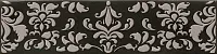 Декор Decor Coquet Black глянц, 7,5x30