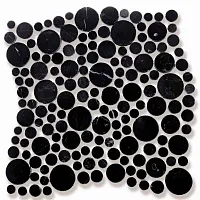 Мозаика Nero oriente bolli полир, 27,8x27,8