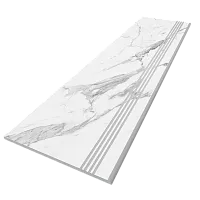 Ступень White Steptrade MN01 с насечками мат 30x120 арт. 36782