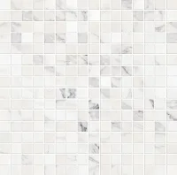 Мозаика Allmarble Wall Statuario Satin Mosaico мат, 40x40 6 мм, арт. M8GT