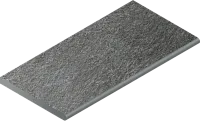 Доп Элемент Магма Графит Борт Закруглённый структур 30x60 20 мм арт. 620090001363