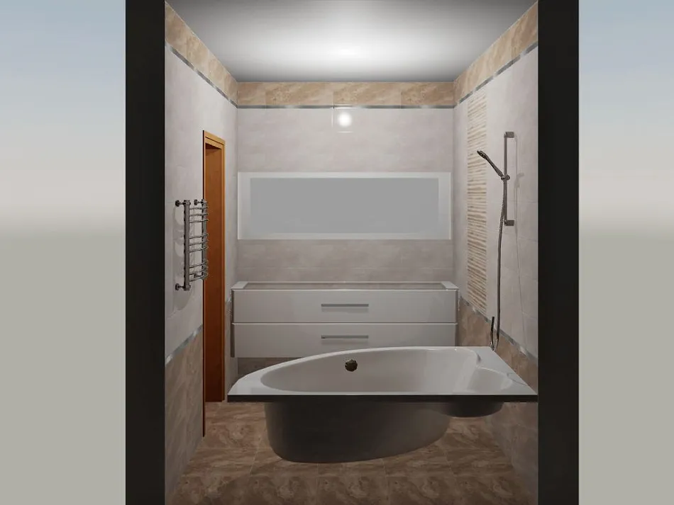 Готовый интерьер к коллекции Ceramica Classic Polaris