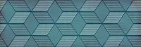 Декор Парижанка Гексагон бирюзовый, 20x60, арт. 1664-0185