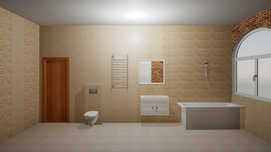 Готовый интерьер к коллекции ALTACERA Wood (~30 000 ₽)