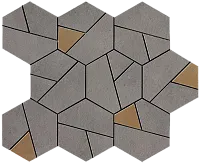 Мозаика Boost Smoke Mosaico Hex Yellow, 25x28,5 0-0 мм, арт. AN68