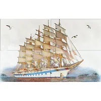 Панно Адриатика "Фрегат" 371961 глянц, 50x80