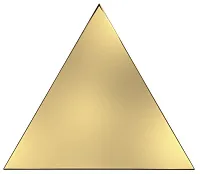 Декор Traingle Layer Gold Glossy полир, 15x17, арт. 218356