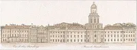 Декор Сафьян Панорама SPb, 15x40, арт. STG\A575\15061