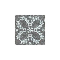 Декор BLACK MARBLE Motif №5 Черный, 10x10