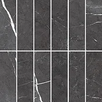 Мозаика Royal Stone черный глянц, 30x30 8,5 мм, арт. 16041