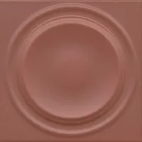 Декор Аква Альта 2 красный структура мат 20x20 9,5 мм арт. OBE003