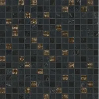 Декор Newluxe Black Tessere Riv глянц, 30,5x30,5