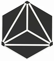 Керамогранит Osaka Black мат, 28,5x33 9 мм