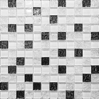 Мозаика Mosaic Glass White глянц, 30x30, арт. DW7MGW00