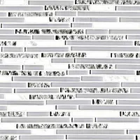 Мозаика ETERNITY MINI STRIP WHITE, 29,8x30,5, арт. L242521761