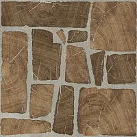 Керамогранит Woodland коричневый, 42x42, арт. WL4R112D-69