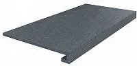 Ступень клееная Про Матрикс антрацит обрезной мат, 33x60 9 мм, арт. DD602420R\GCF