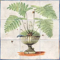 Панно Панно Форио Папоротник, 45x45 6,9 мм, арт. FC/A07/9х/17010