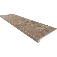 Ступень Brown Steptrade OM03 Комплект прямоугол бортик без насечек + Подступенок мат 33x120 арт. 69392