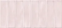Плитка Pudra кирпич рельеф розовый глянц, 20x44, арт. PDG074D