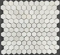 Мозаика Mosaic Polished Pure White Hexagon, 30,5x30,5, арт. CV20254