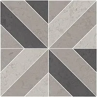 Декор Про Лаймстоун серый матовый 6 мат, 60x60 11 мм, арт. ID124