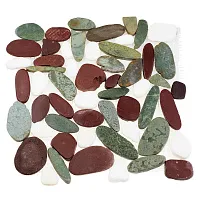 Мозаика MS00-8A BCP МРАМОР бел/красн/зелёный, 32x32 9,8 мм, арт. 52252