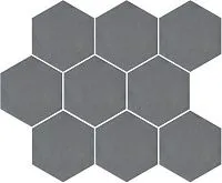 Керамогранит Тюрен серый темный, полотно 37х31 из 9 частей, 37x31, арт. SG1002N