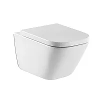 Подвесной унитаз ROCA Clean Rim, безободковый, 7. 3464. 7. L00. 0